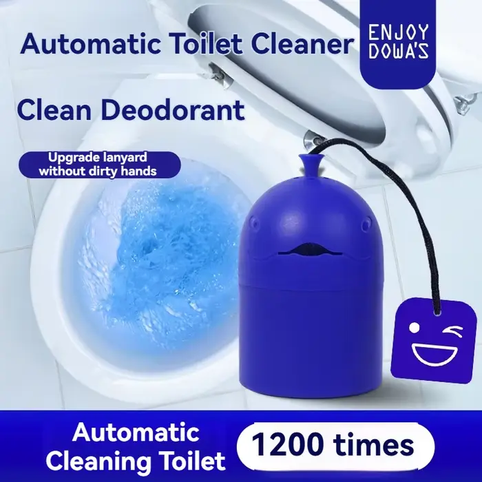Nettoyant pour toilettes automatique avec design portable