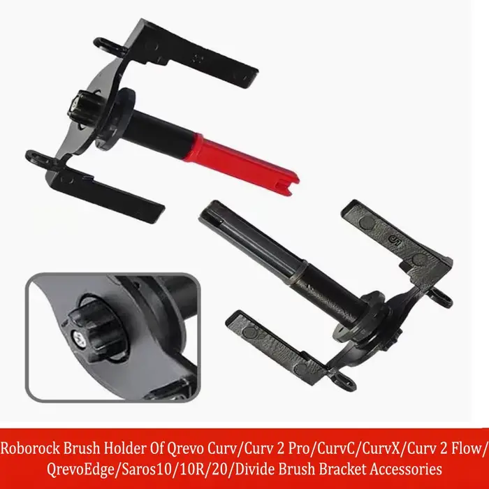 Support de brosse Roborock pour Qrevo Curv/Curv 2 Pro/CurvC/CurvX/Curv 2 Flow/QrevoEdge/Saros10/10R/20/Divide