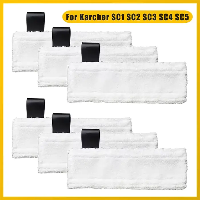 Chiffons de couverture de tête de brosse en tissu pour Karcher SC1 SC2 SC3 SC4 SC5