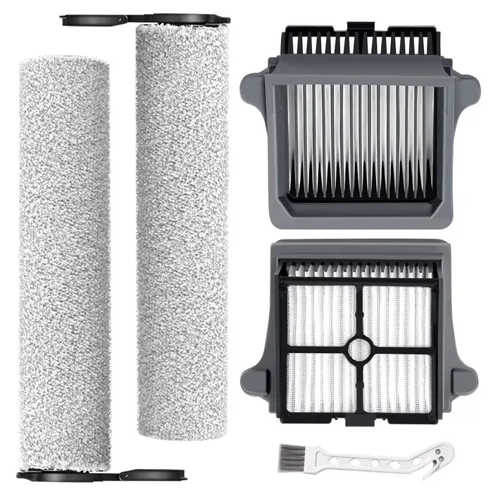 Kit de remplacement de brosse à vapeur et de filtre Floor ONE S7 compatible avec l'aspirateur sans f