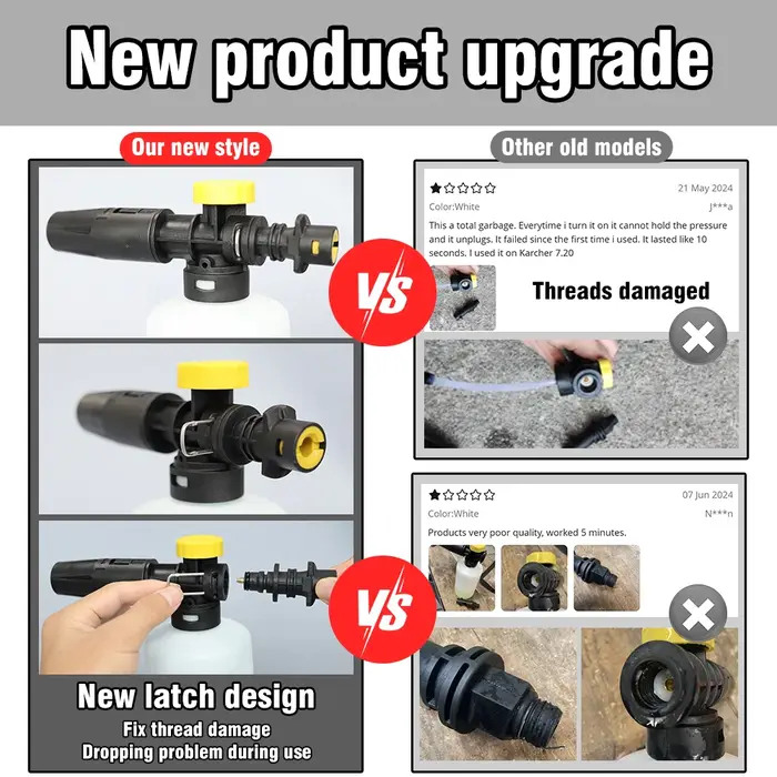 Canon à mousse pour Karcher K2 K3 K4 K5 K6 K7 parkside