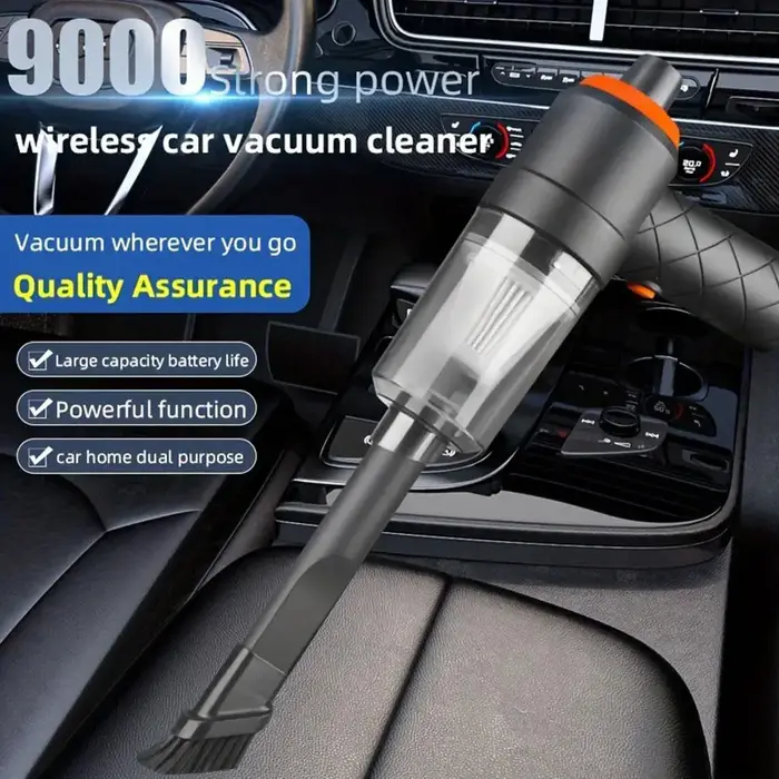 1pc aspirateur sans fil double usage pour la maison et la voiture 120W haute puissance