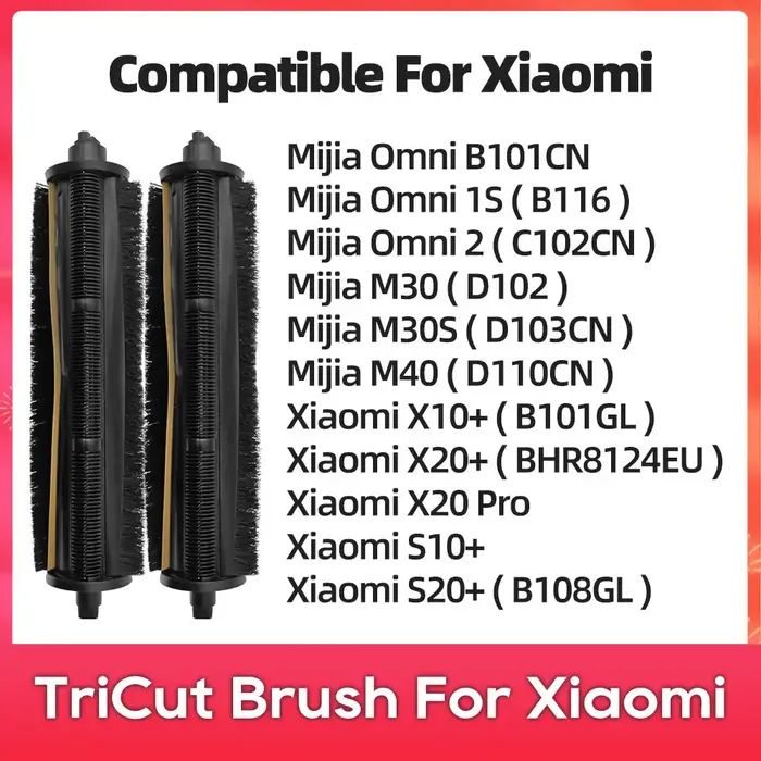 Compatible avec ( Xiaomi Mijia H40, M40, M30S, M30 / Robot Vacuum X10+, X20+, S10+, S20+, X20 Pro, C102CN, B116 ) Accessoire bro