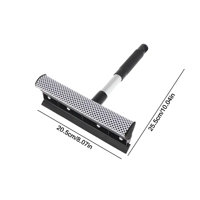 Raclette de nettoyage de vitres de voiture, poteau à Section unique/poteau rétractable, brosse de ne