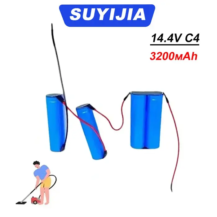 Batterie au Lithium Rechargeable 18V 14.4V 10.8V C5/C4/C3 18650 pour Electrolux ZB2904X ZB3104 EL2050 Type pour aspirateurs
