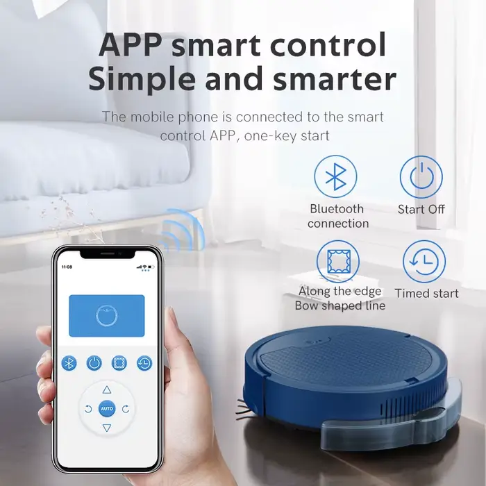 Obowal balayage Robot aspirateur APP contrôle automatique réservoir d'eau