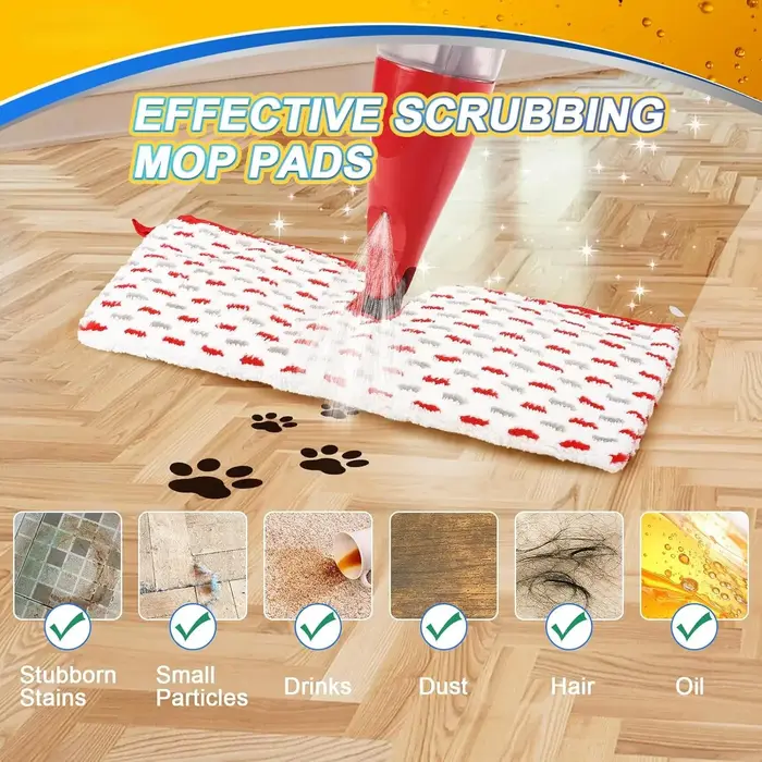 1-2 tampons de vadrouille Spray Max pour Vileda ProMist MAX