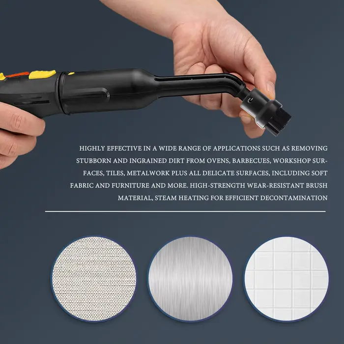Grande brosse ronde pour nettoyeur vapeur Karcher, adaptateur d'accessoires pour livres, pour la mai