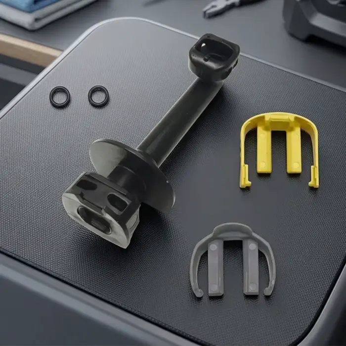 Tuyau d'angle pour nettoyeur haute pression avec collier de serrage pour Karcher K1 K2 K3