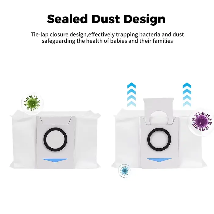Pièces de sacs à poussière pour aspirateur robot Ecovacs Deebot X1 OMNI T10