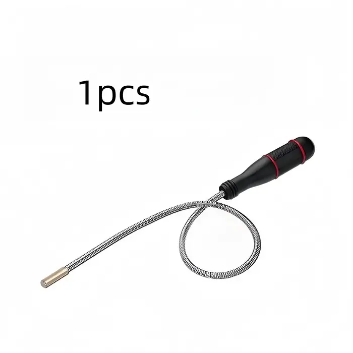 Outil d'aspiration magnétique flexible, tige d'aspiration pliable, pour localiser les objets perdus,