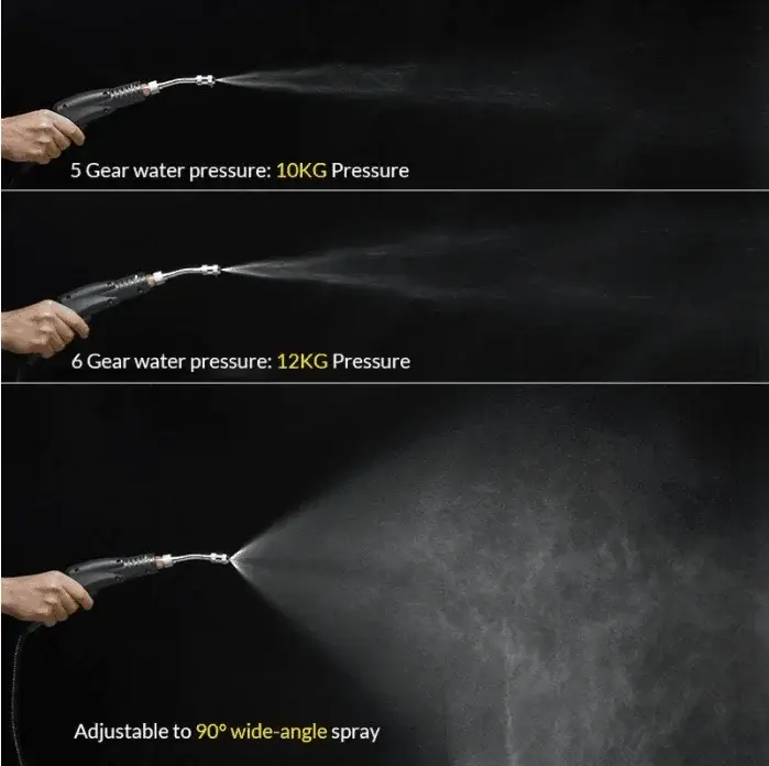 Pistolet de pulvérisation d'eau haute pression et haute température 110V 220V, nettoyeur à vapeur électrique, humidité réglable pour hotte de cuisine de voiture
