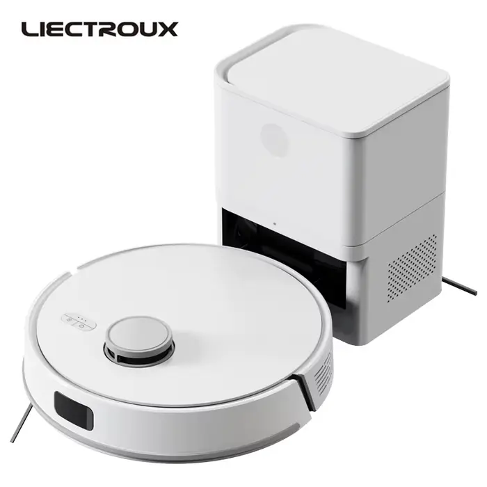 LDS robot aspirateur et mop combo Liectroux M70 Pro, nettoyage à sec et humide intelligent, avec sta