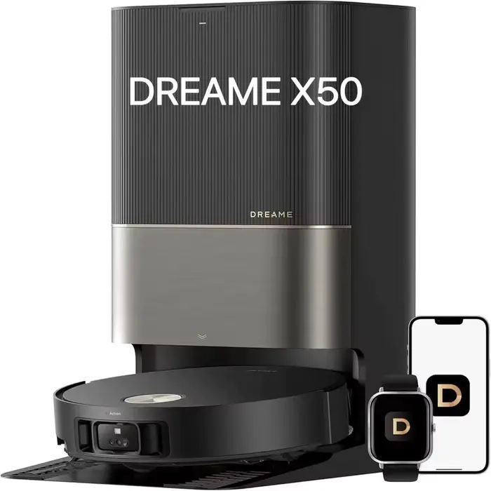 NOUVEAU Aspirateur Robot DREAME X50 Pro 19500Pa Nettoyage Automatique Lavage Auto-Nettoyant Balayage