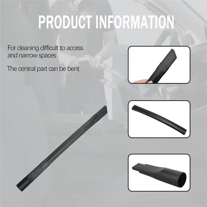 ABKJ-Buse flexible pour fentes, accessoire pour aspirateurs, outil flexible pour fentes de 20 pouces pour tuyau d'aspiration de sèche-linge