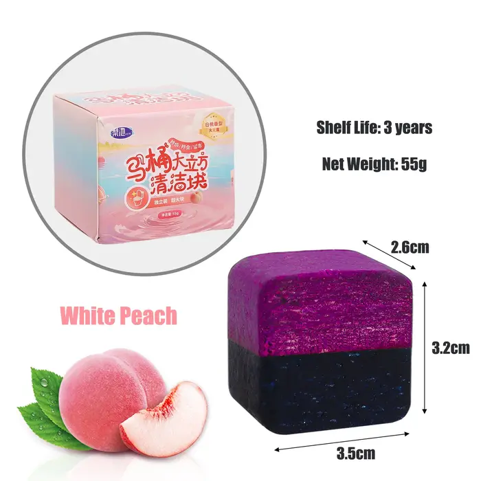 Mini Cube nettoyant pour cuvette de toilette
