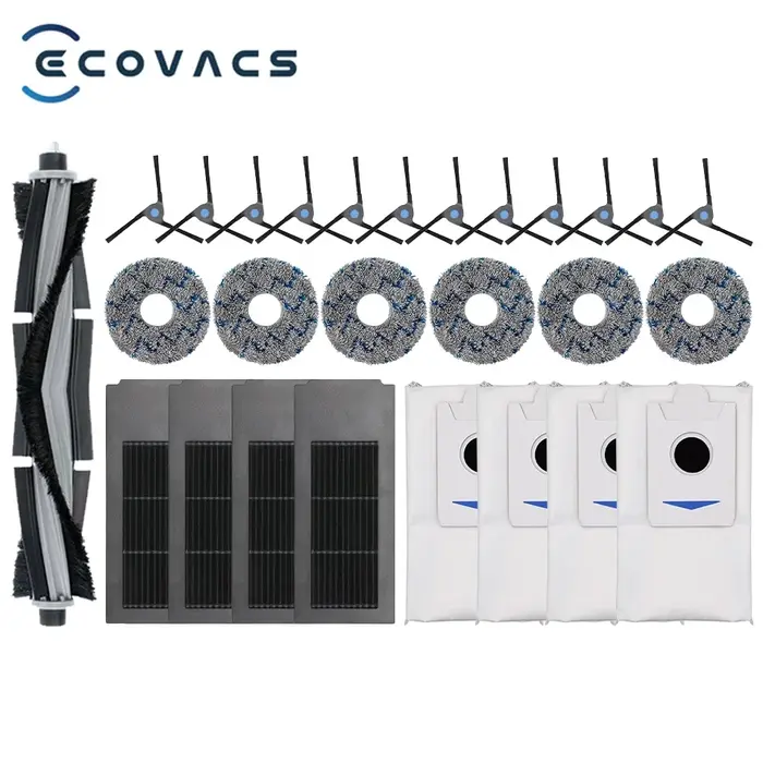Ecovacs Deebot X2 omni / X2 Pro / X2 Robot aspirateur accessoires rouleau brosse latérale principale filtre Hepa vadrouille tissu sac à poussière pièces