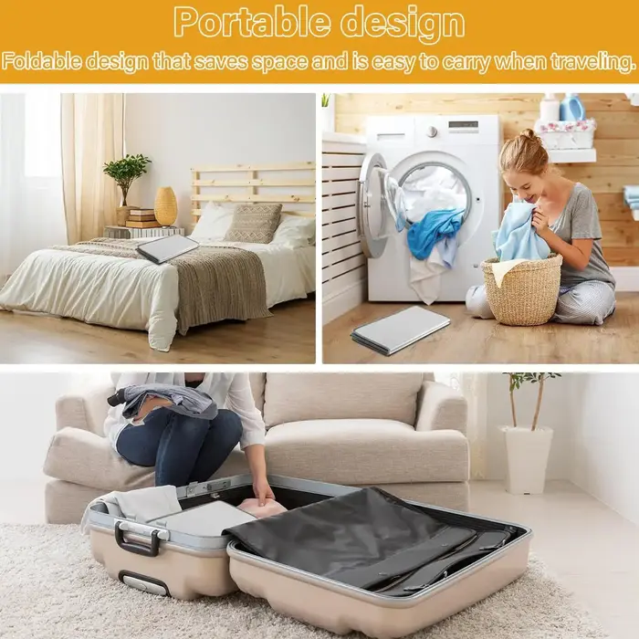 Planche à vapeur pliable double face pour repassage de vêtements