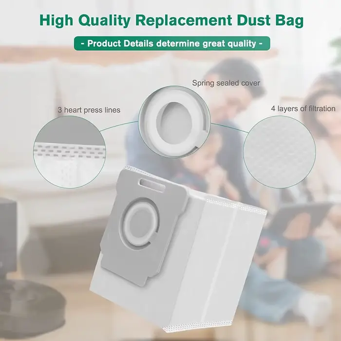 Sacs d'aspirateur compatibles avec iRobot Roomba