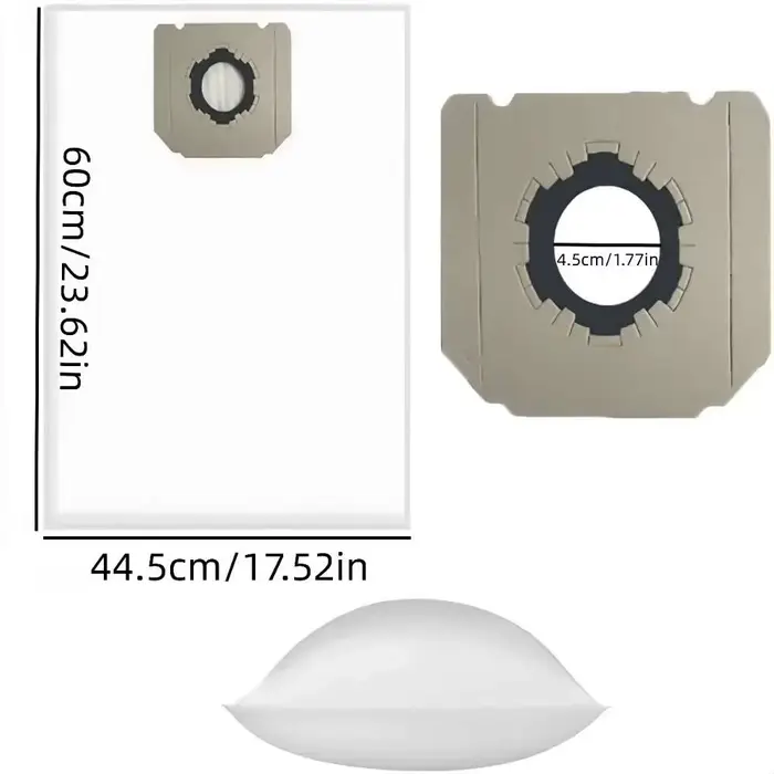 Sac à poussière pour aspirateur Karcher WD 4 WD 5 WD 6
