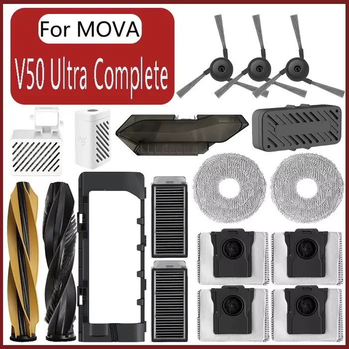 Accessoires de remplacement pour robot aspirateur MOVA V50 Ultra : brosse principale