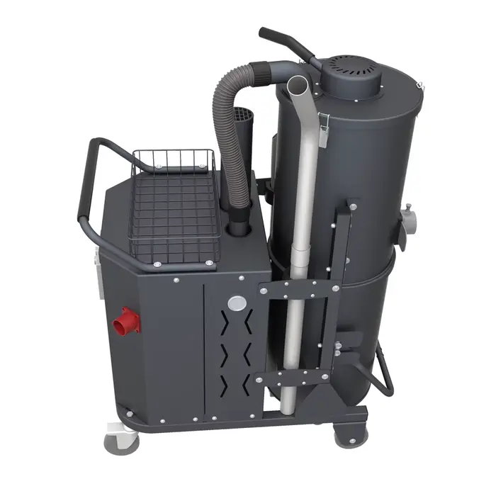Aspirateur cyclonique industriel électrique pour nettoyage humide et sec, capacité 160L, réservoir e