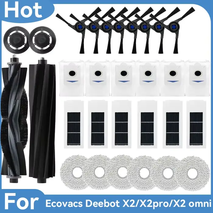 Ecovacs-Deebot X2, X2 Pro X2 Omni Robot Aspirateur 03/Consommables