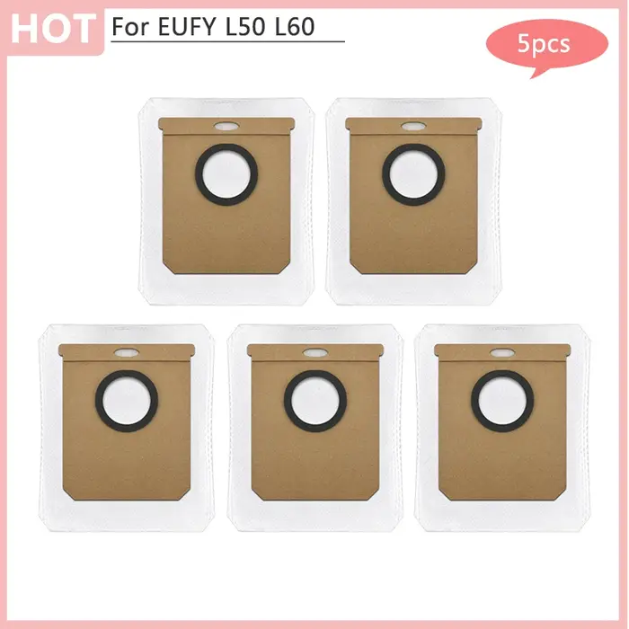 Pour EUFY L50 L60 sac poubelle accessoires pour la maison balayage Robot aspirateur sac à poussière pièces de rechange