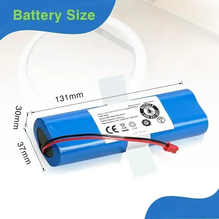 Batterie rechargeable 14.4V 6.8Ah/12.8Ah pour aspirateur Robot ilife V5 V5s V50 V8s V3s Pro X750
