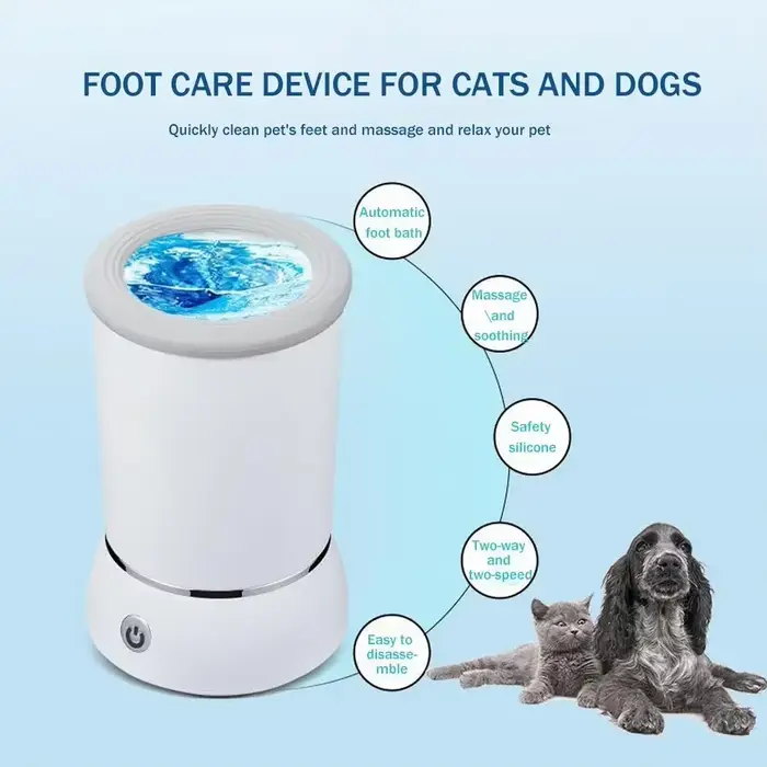 Nettoyeur automatique de pattes de chien
