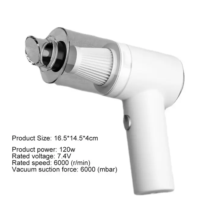 Mini aspirateur de voiture sans fil personnalisable