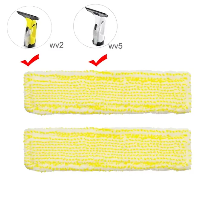 Chiffon de vadrouille lavable pour Karcher WV1 WV50 WV75 WV2 WV5, Machine de nettoyage de vitres de