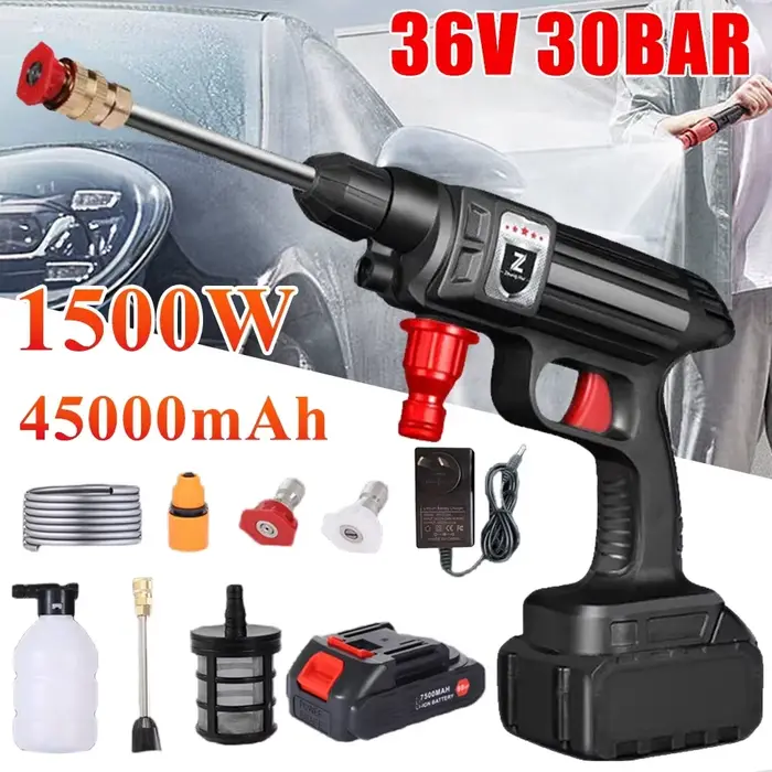 Pistolet à eau haute pression sans fil pour automobile