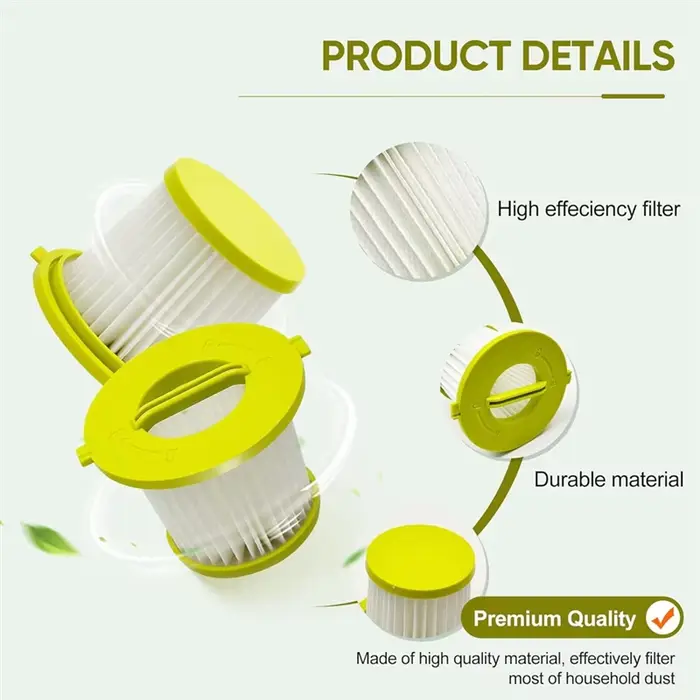 Filtres de remplacement pour aspirateur à main Ryobi 18V ONE + FORMANCE