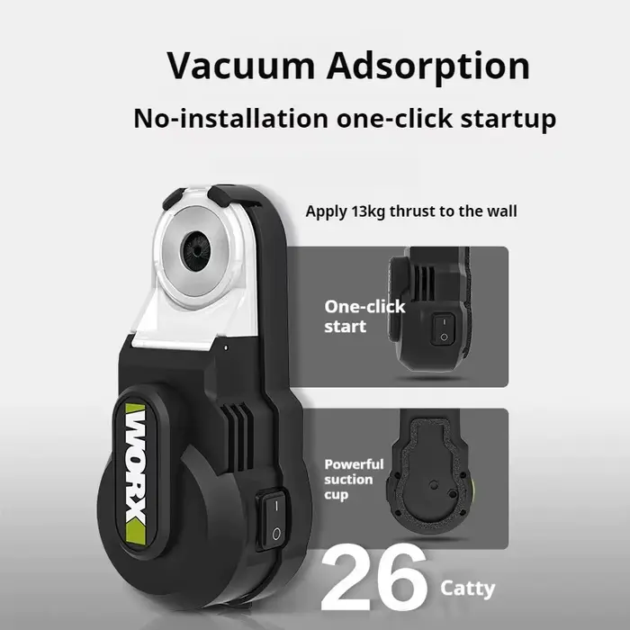 WORX WA1602 aspirateur puissant Original 13Kg attraction 35ml boîte à poussière visuelle USB type C perceuse à percussion électrique universelle
