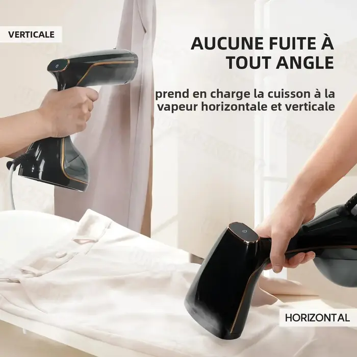 NOUVEAU Fer à vapeur portatif 1780W, générateur de vapeur chaude 320ML, défroisseur portable pour vêtements, idéal pour la maison et les voyages.