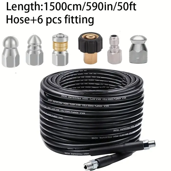 Kit de nettoyage de canalisations 5800PSI