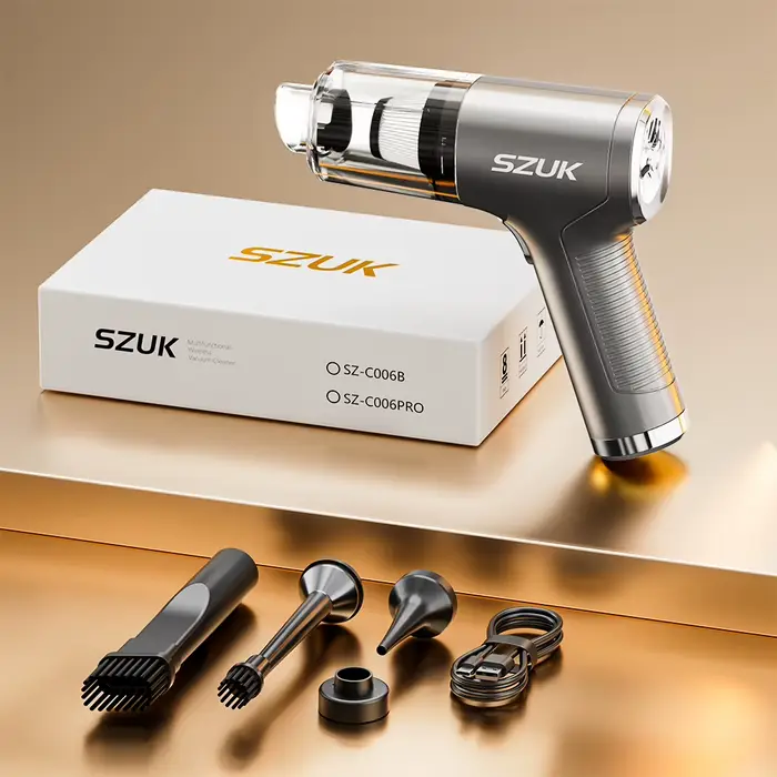SZUK 780000PA Mini aspirateur 2025 puissant aspirateur Portable sans fil pour la maison ventilateur