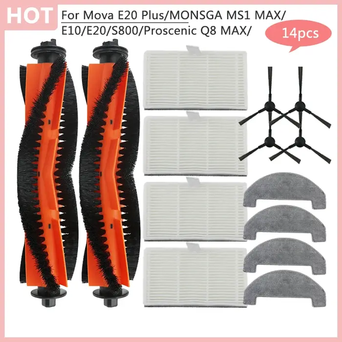Proscenic Q8 MAX Ultenic T10 Lite – brosse latérale principale