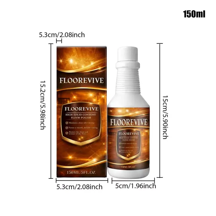 Nettoyant et Rénovateur pour Parquet 150ml – Agent de Polissage Haute Brillance et Anti-Rayures pour