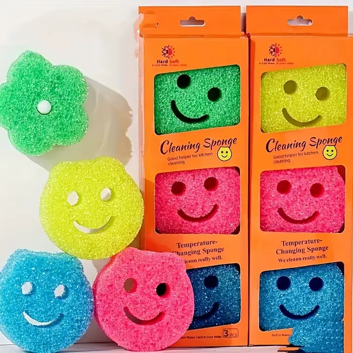 Brosses éponge magiques de cuisine 3 pièces
