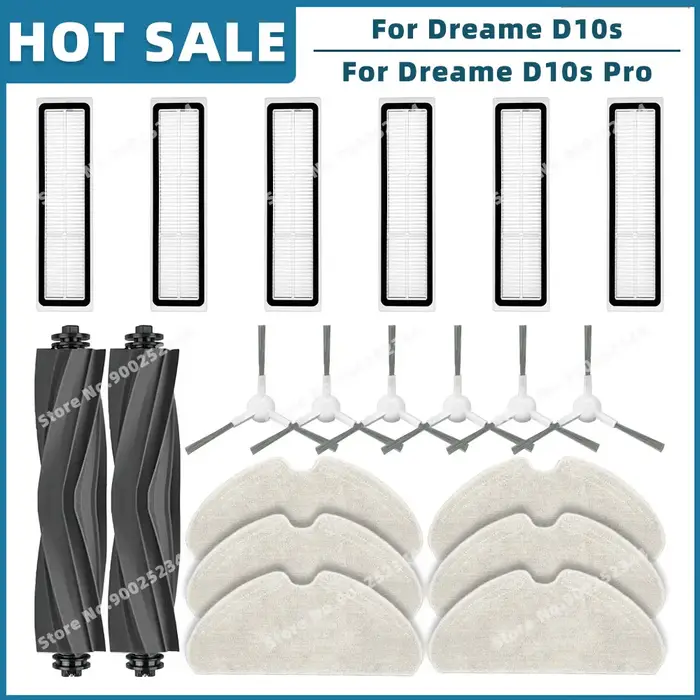 Pièces de Rechange Compatibles pour ( Dreame F10 RLF11SA / D9 Max Gen 2 RLD34GA / D10s RLS3L