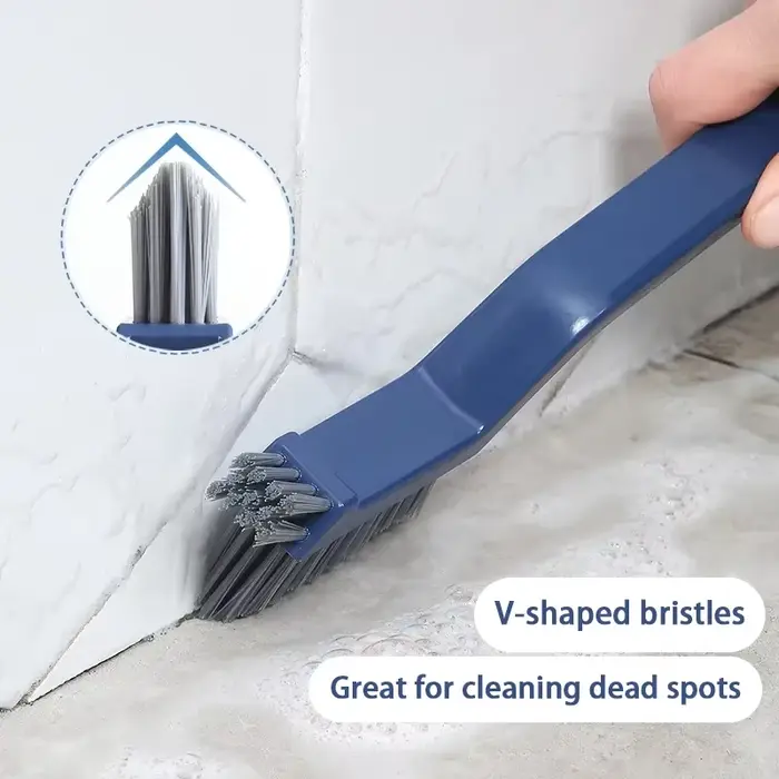 Brosse de nettoyage efficace pour coins et espaces