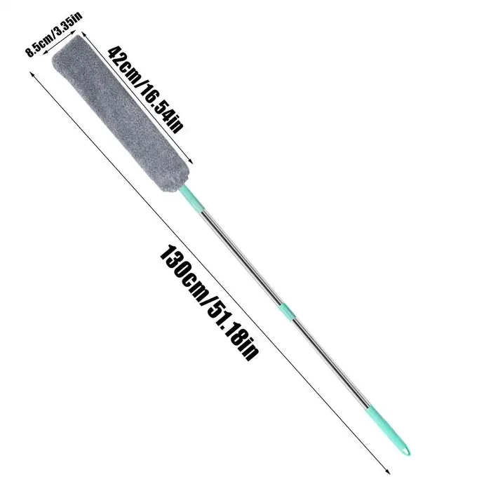 Balai à poussière plat extensible à long manche