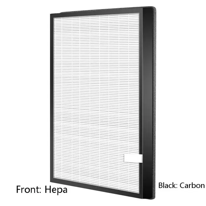 Convient pour purificateur d'air Midea KJ20FE-NH1/NH2/NH3 filtre KJ200G-D41/C42 élément filtrant 310*240*35mm