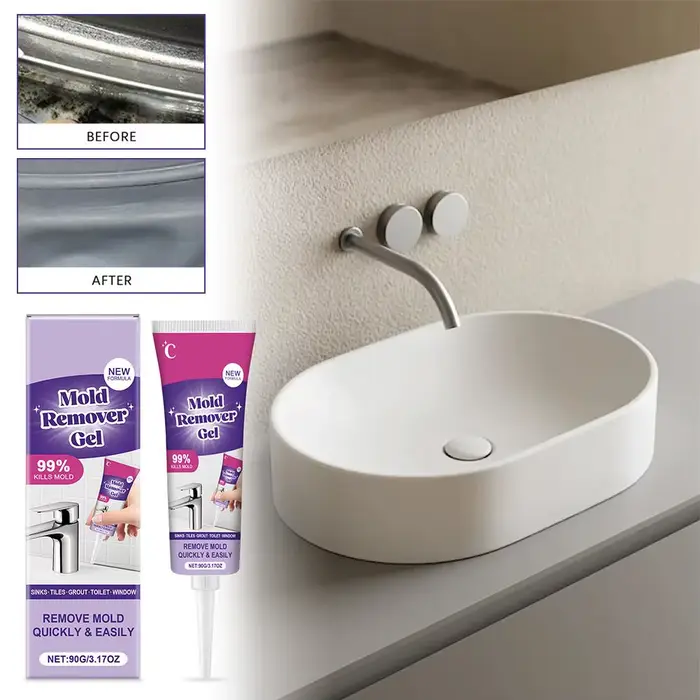 Gel nettoyant ménager pour carrelage mural