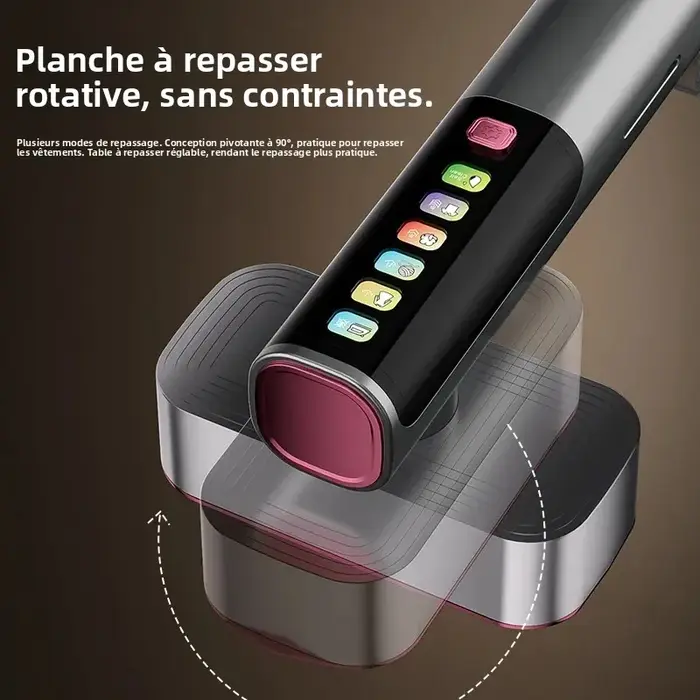 Fer à vapeur portatif multifonctionnel pliable EU/US pour vêtements suspendus, préchauffage rapide en 10 secondes, petit défroisseur portable pour tissus et vêtements