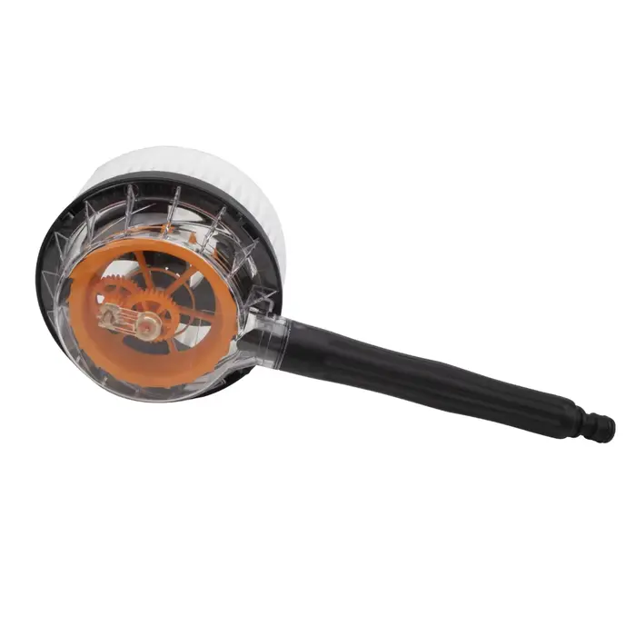 Brosse ronde rotative, nettoyage à l'eau