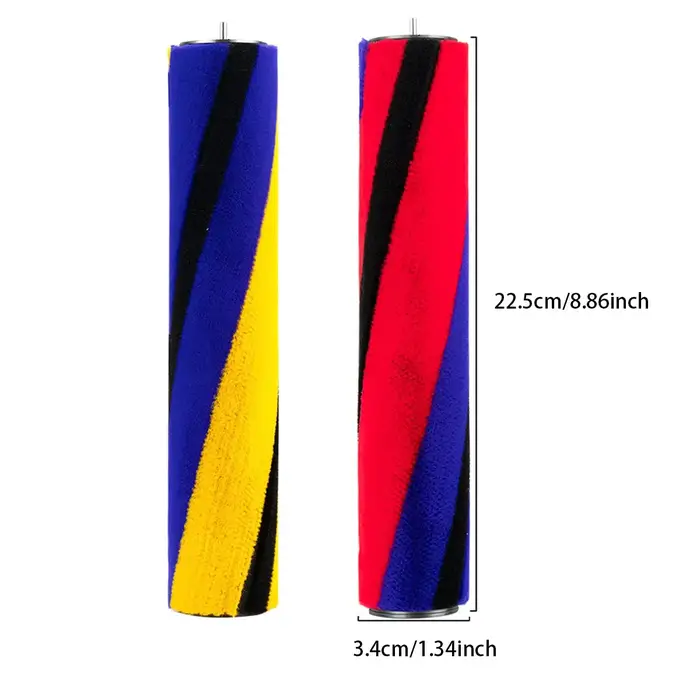 Rouleau de brosse souple et tête
