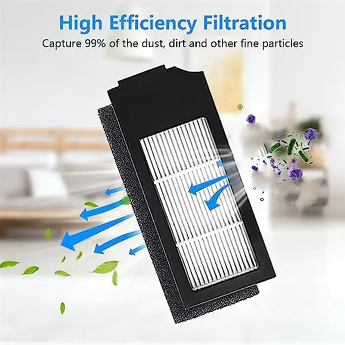 -ABPO pour Ecovacs Deebot X1 Omni X1 Turbo Robot aspirateur brosse latérale principale filtre HEPA v